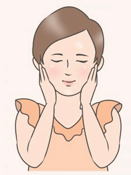 化粧水の付け方