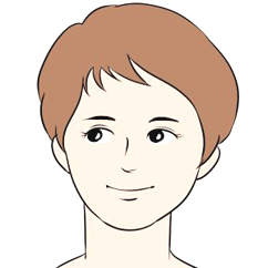 自然に仕上がる